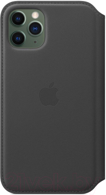 Чехол-книжка Apple Leather Folio для iPhone 11 Pro Black / MX062