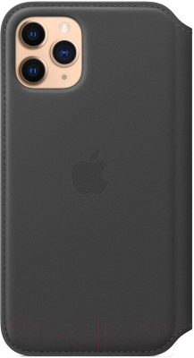 Чехол-книжка Apple Leather Folio для iPhone 11 Pro Black / MX062