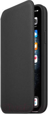 Чехол-книжка Apple Leather Folio для iPhone 11 Pro Black / MX062