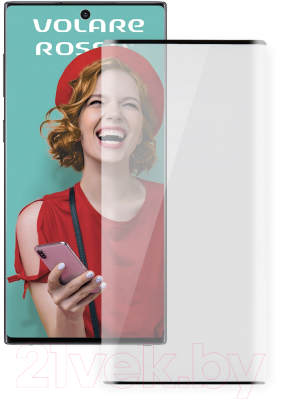 Защитное стекло для телефона Volare Rosso 3D для Galaxy Note 10+ (черный)