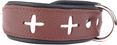 Изображение товара Ошейник ZOOleszcz Switzerland 576 (brown/black)