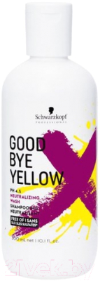 

Шампунь для волос Schwarzkopf Professional, Goodbye Yellow Neutralizing Wash Ph 4.5