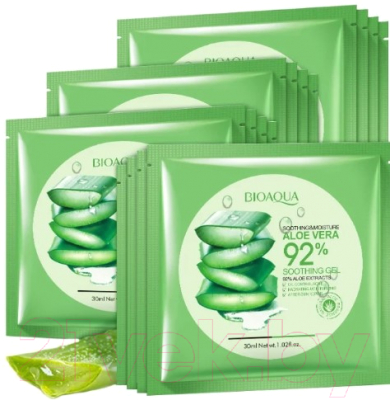 Маска для лица тканевая Bioaqua Aloe Vera увлажняющая (30г)