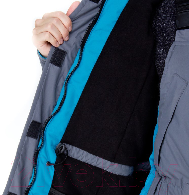 Костюм для охоты и рыбалки Huntsman Siberia зима Lady Breathable Бирюза/Серый (40-42/158-164) — фото 4