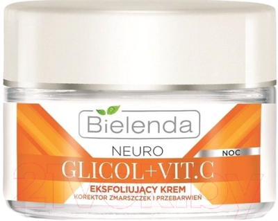 

Крем для лица Bielenda, Neuro Glicol+Vit.C отшелуш. корректор морщин пигмент. пятен ночь