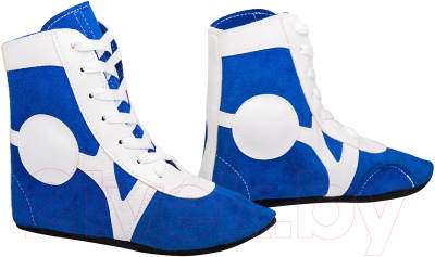 Обувь для самбо RuscoSport RS001/3 (синий, р-р 30)