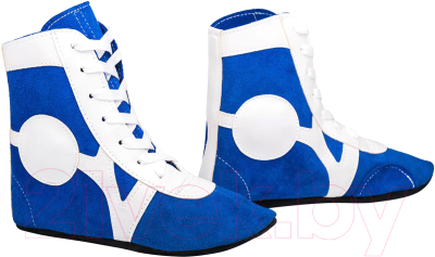 Обувь для самбо RuscoSport RS001/3 (синий, р-р 32)