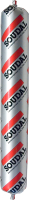 Клей-герметик Soudal Soudaflex 40FC (600мл, черный) - 