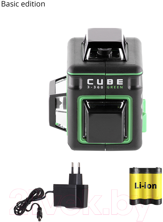 Лазерный нивелир ADA Instruments Cube 3-360 Green Basic / A00560