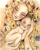 

Набор алмазной вышивки Wizardi, Родное тепло / WD2317