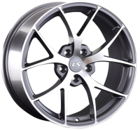 Литой диск LS wheels 845 18x8.5" 5x114.3мм DIA 67.1мм ЕТ 35мм GMF