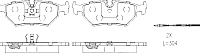 

Тормозные колодки, PBP1003