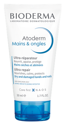 Крем для рук Bioderma Atoderm Mains Ongels для рук и ногтей (50мл) - 