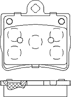 Тормозные колодки Patron PBP1310 - 