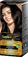 Крем-краска для волос Белита-М Hair Happiness стойкая тон № 4.1 (холодный шатен) - 