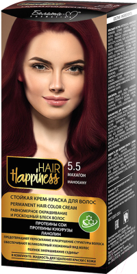 Крем-краска для волос Белита-М Hair Happiness стойкая тон № 5.5 (махагон)
