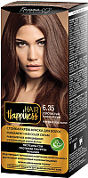 Крем-краска для волос Белита-М Hair Happiness стойкая тон № 6.35 (золотистый темно-русый) - 