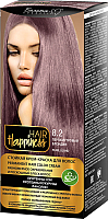 Крем-краска для волос Белита-М Hair Happiness стойкая тон № 8.2 (перламутровый блондин) - 