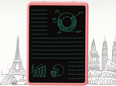 Электронный блокнот Sunlu EP0210 LCD Bussines (розовый)