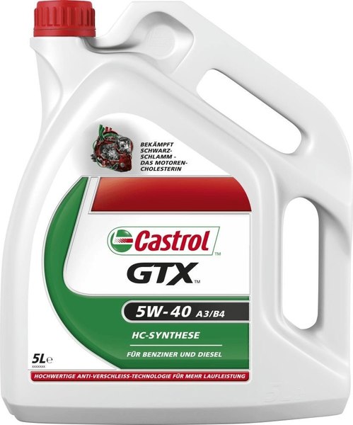 Моторное масло Castrol GTX 5W40 A3/B4 SM/CF / 15218F