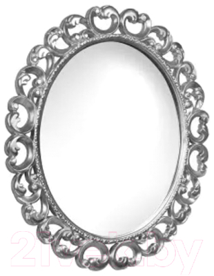 Зеркало Мебель-КМК Искушение 1 0459.7 (белый/серебристый)