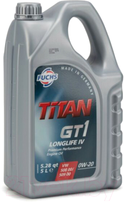 Моторное масло Fuchs Titan GT1 Longlife IV 0W20 / 601411458 (5л)