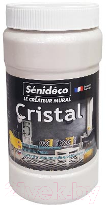 Краска Senideco Cristal с эффектом мокрого шелка (1л, перламутровый)