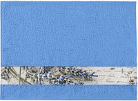 Полотенце Aquarelle Фотобордюр Письмо 70x140 (спокойный синий) - 