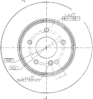 Тормозной диск Patron PBD4134 - 