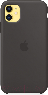 Чехол-накладка Apple для iPhone 11 Silicone / MWVU2 (черный)