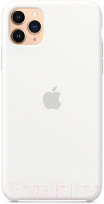 Чехол-накладка Apple Silicone Case для iPhone 11 Pro Max / MWYX2 (белый)