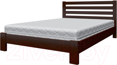 Односпальная кровать Bravo Мебель Вероника 90х200 (орех)