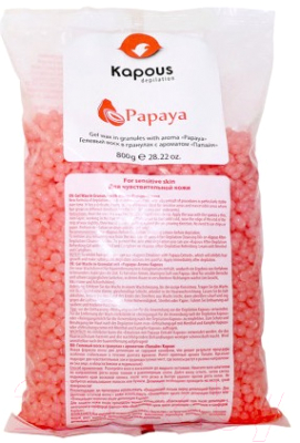 

Воск для депиляции Kapous, Гелевый в гранулах с ароматом папайи / 1723