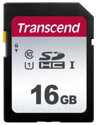 Карта памяти Transcend SDHC 300S 16GB (TS16GSDC300S)