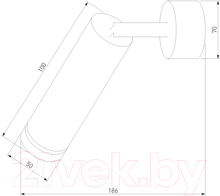 Спот Евросвет Glory SW LED / MRL LED 1005 (черный)