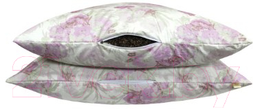 Подушка для сна MATEX Deep Sleep / 15-864 (серый/цветы)