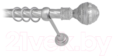 

Карниз для штор Lm Decor, Ампир 161 1р витой 25мм