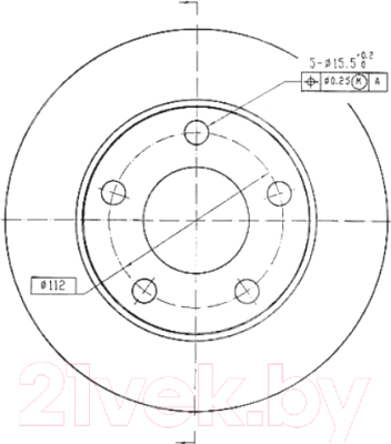 

Тормозной диск Patron, PBD2666
