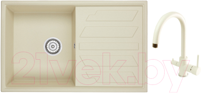 

Мойка кухонная Granula, GR-8002 + смеситель GR-3509L