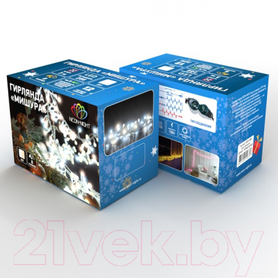 Изображение товара Светодиодная мишура Neon-Night LED 303-608 (3м, белый/теплый белый)