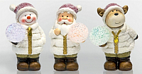 Набор световых фигурок Neon-Night Дед Мороз, Снеговик и Олененок 505-003 - 