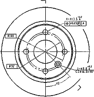 Тормозной диск Patron PBD1696 - 