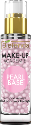Основа под макияж Bielenda Make-Up Academie Pearl Base розовая (30мл)
