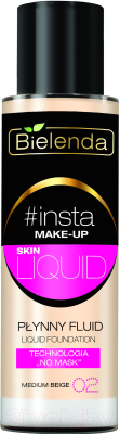 

Тональный крем Bielenda, Insta Make-Up Skin Liquid №02 Medium Beige