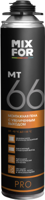 

Пена монтажная Mixfor, MT 66 Летняя