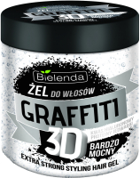 

Гель для укладки волос Bielenda, Graffiti 3D Ultra Strong