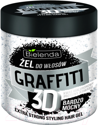 

Гель для укладки волос Bielenda, Graffiti 3D Ultra Strong