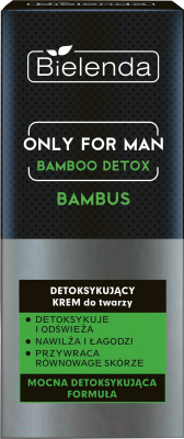 

Крем для лица Bielenda, Only For Man Bamboo Detox детоксирующий освежающий