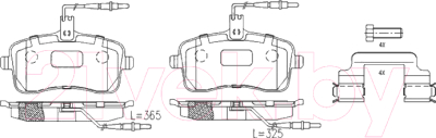 Тормозные колодки Patron PBP1725