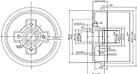 Тормозной барабан Patron PDR1208 - 